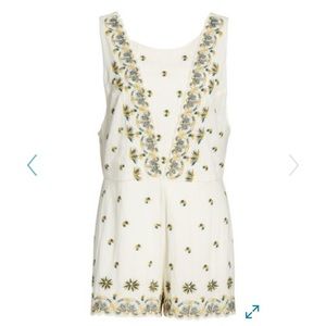 Free People - margarita embroidered jumper romper